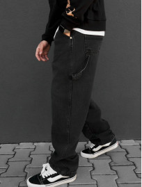 Dżinsy Staff 0917 dark gray baggy