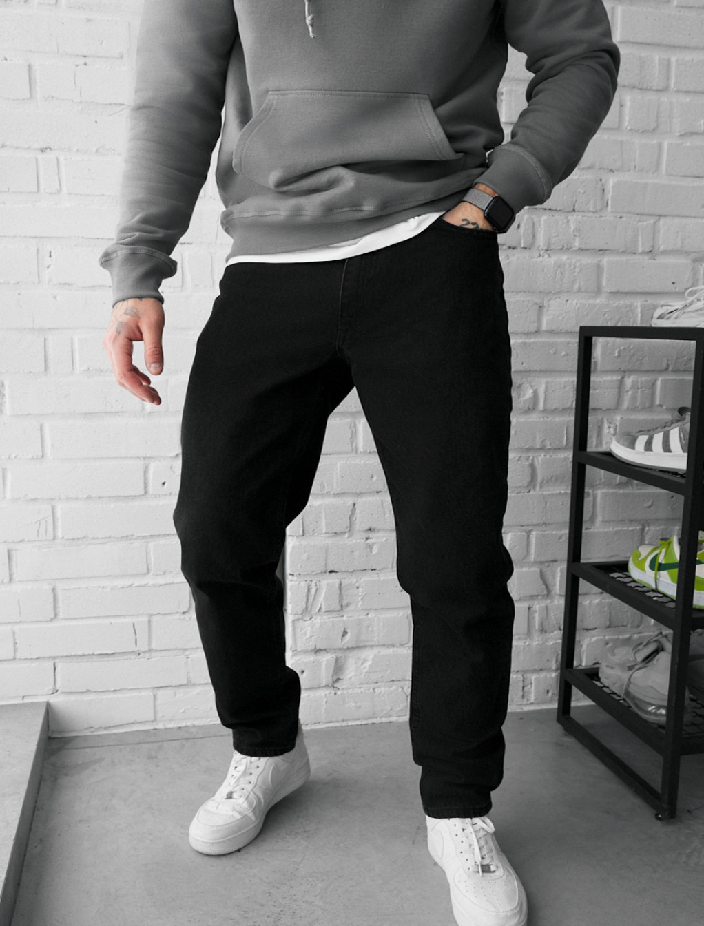 Dżinsy Staff 09 regular black