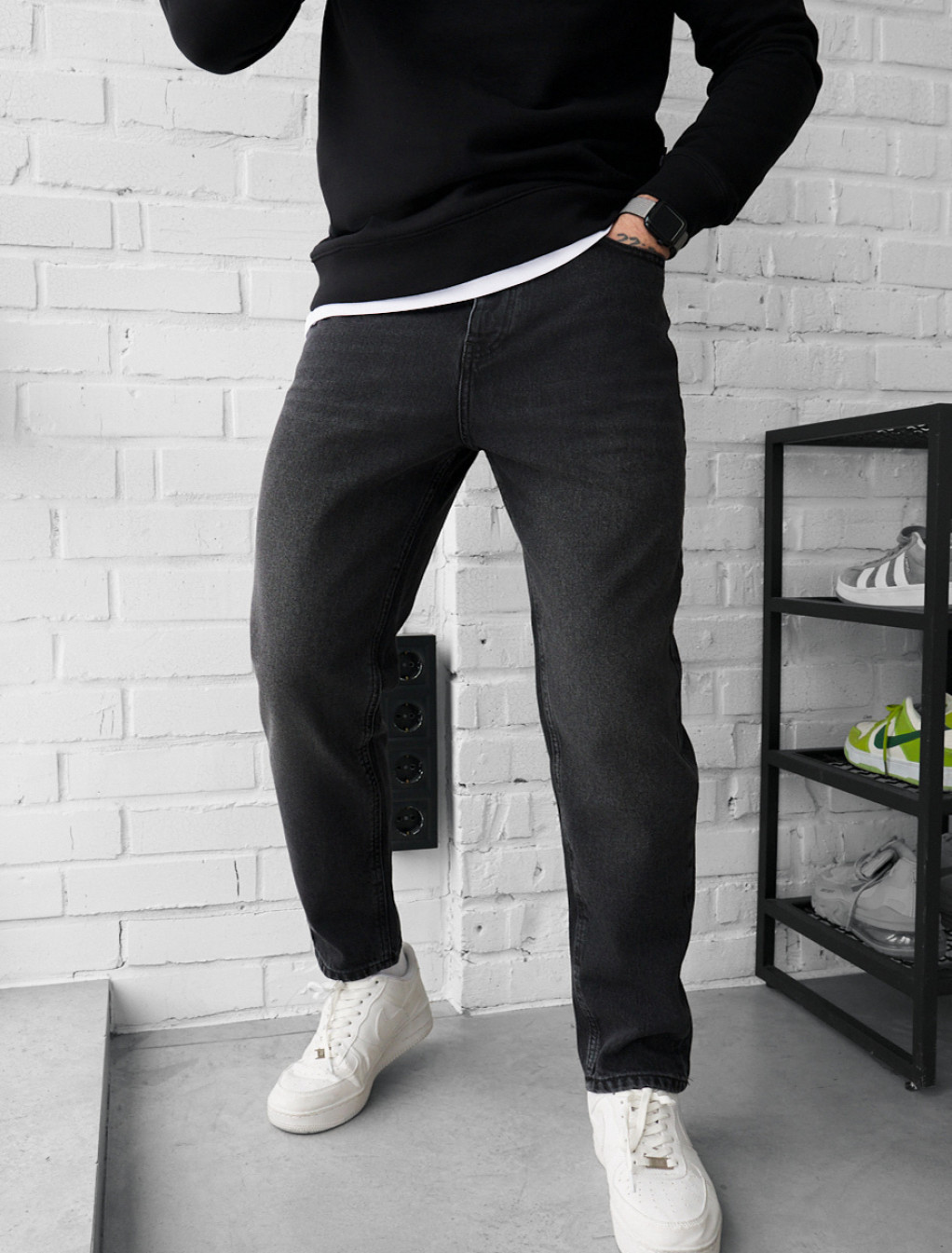 Dżinsy Staff 2 dark gray regular