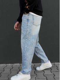 Dżinsy Staff 09 loose fit light blue