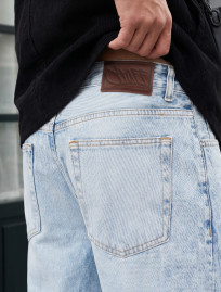Dżinsy Staff 09 loose fit light blue