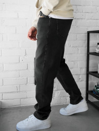 Dżinsy Staff 0941 dark gray slim