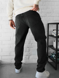 Dżinsy Staff 0941 dark gray slim