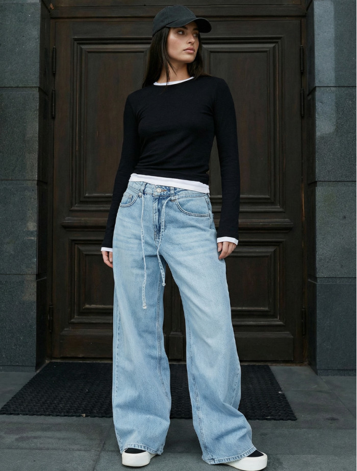 Dżinsy Staff 2511 light blue baggy