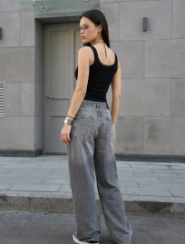 Dżinsy damskie Staff 2511 gray baggy