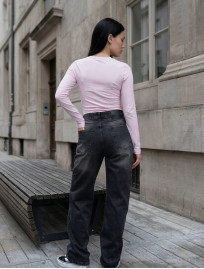 Dżinsy damskie Staff 2511 dark gray baggy