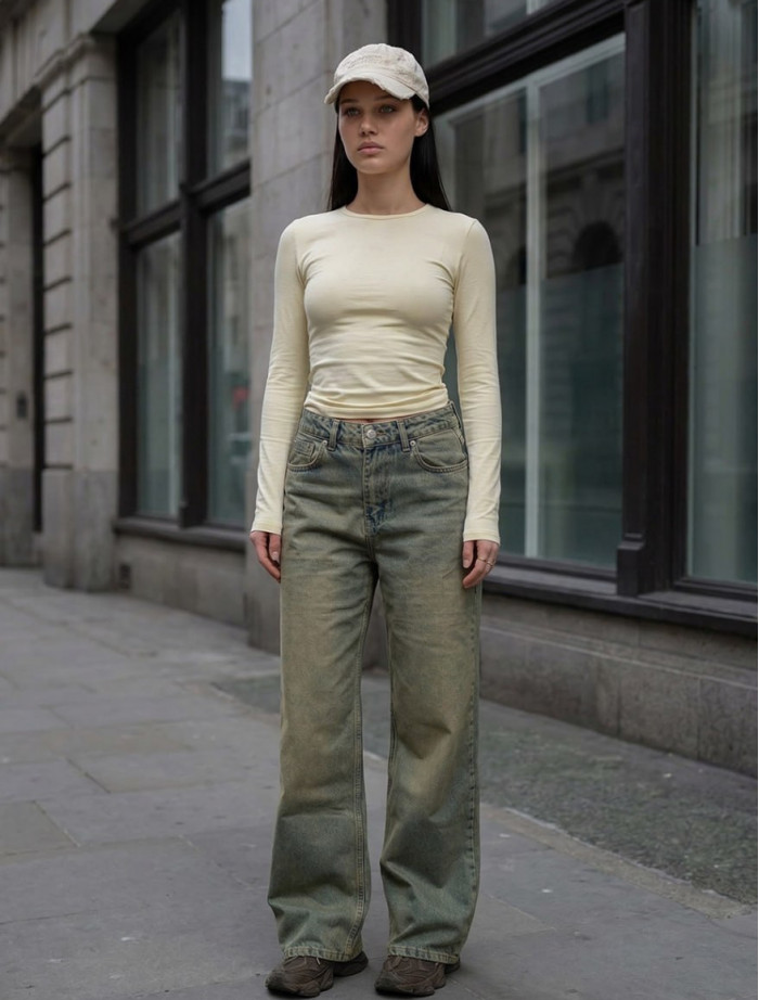 Dżinsy Staff 2511 dark blue wide leg