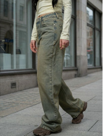 Dżinsy Staff 2511 dark blue wide leg