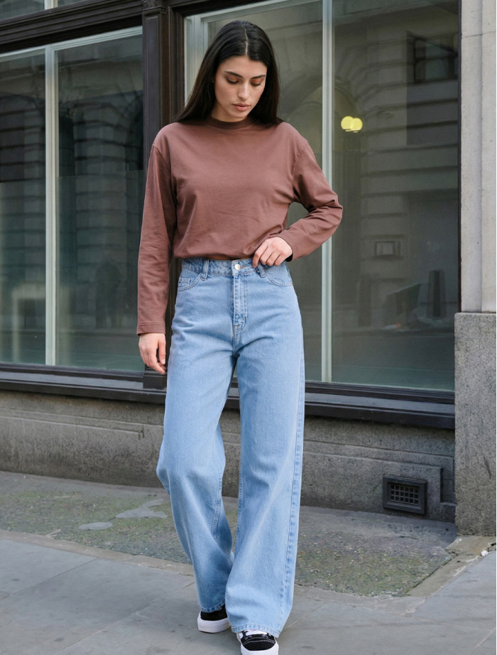 Dżinsy Staff 2511 blue wide leg