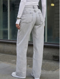 Dżinsy damskie Staff 2511 light gray loose fit