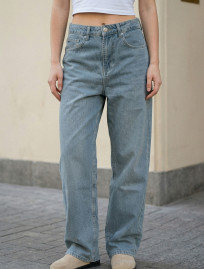 Dżinsy Staff 2 blue gray wide leg