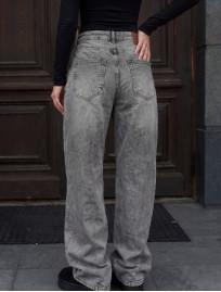 Dżinsy Staff 18 gray wide leg
