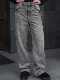 Dżinsy Staff 18 gray wide leg