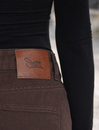 Dżinsy Staff 13 brown baggy