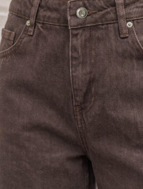 Dżinsy Staff 11 brown wide leg