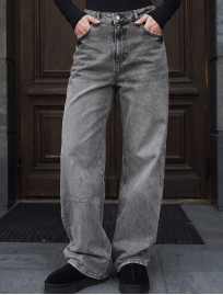 Dżinsy Staff 12 gray wide leg