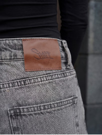 Dżinsy Staff 12 gray wide leg