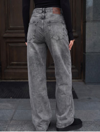 Dżinsy Staff 12 gray wide leg