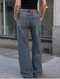 Dżinsy Staff 12 dark blue wide leg