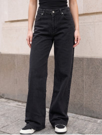 Dżinsy Staff 19 black wide leg