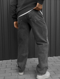 Dżinsy Staff 02 dark gray baggy