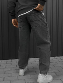 Dżinsy Staff dark gray boyfriend