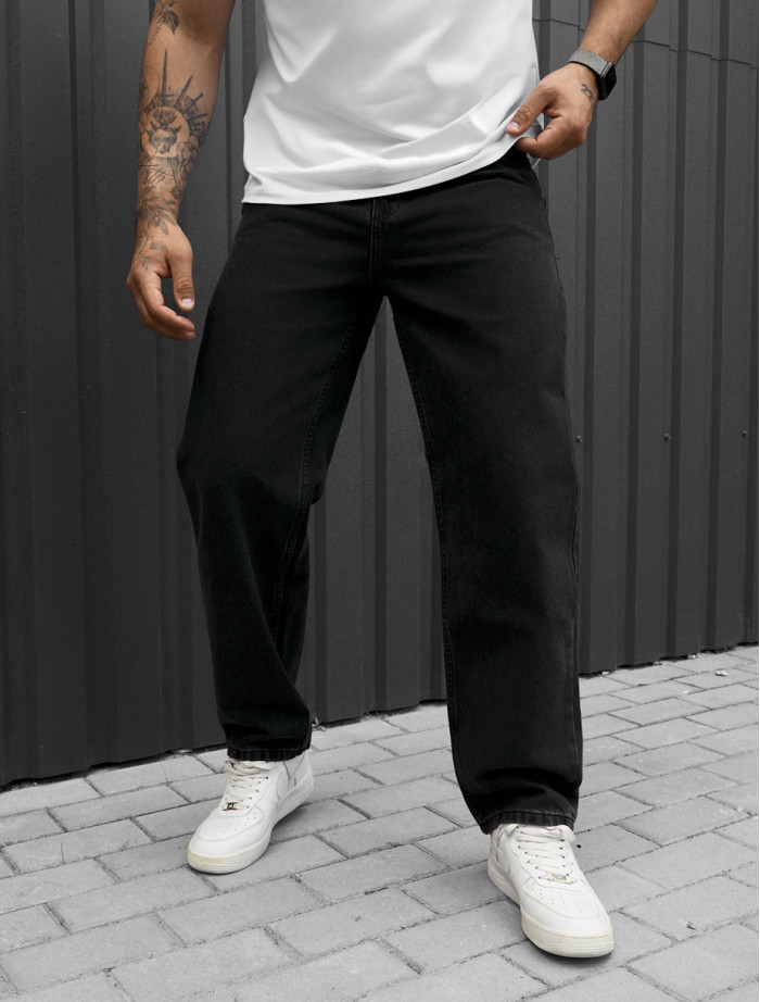Dżinsy Staff  black baggy