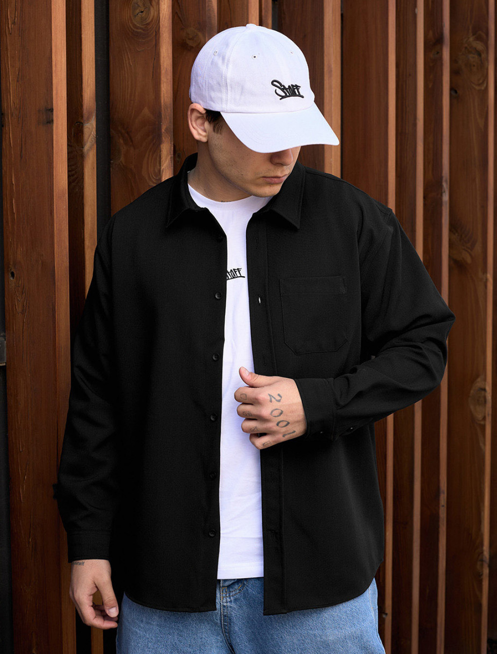 Koszula Staff co black oversize