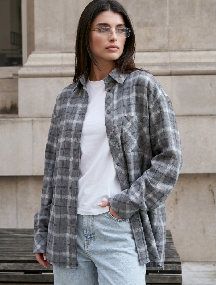 Koszula Staff ri gray oversize