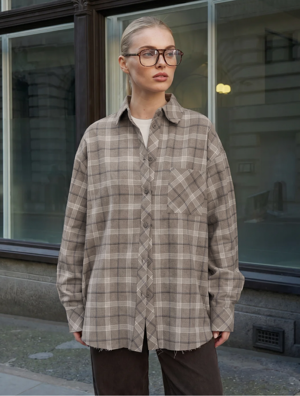 Koszula Staff ri brown oversize