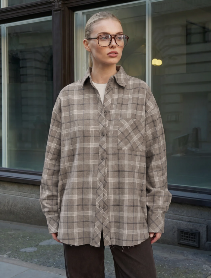 Koszula Staff ri brown oversize