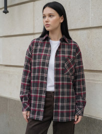 Koszula Staff st black & red oversize