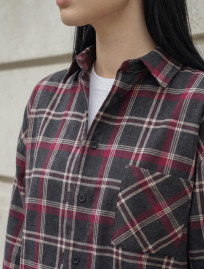 Koszula Staff st black & red oversize