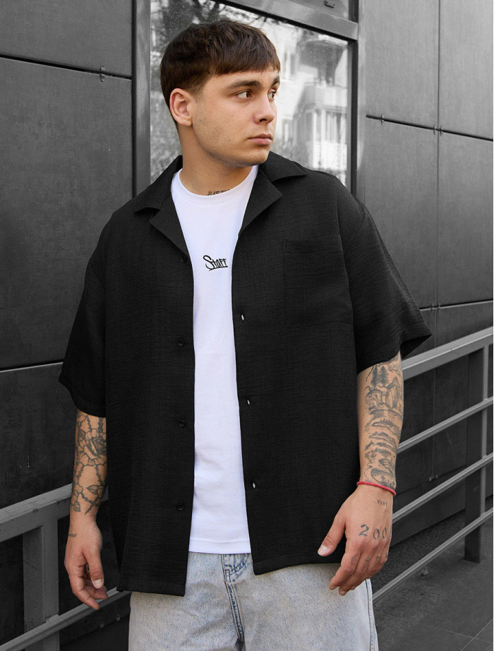 Koszula Staff mai black oversize