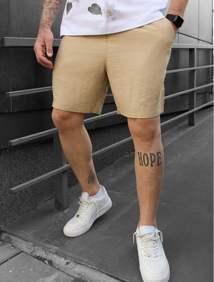 Spodenki chinos Staff di beige