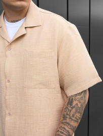 Koszula Staff mai beige oversize