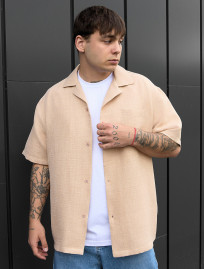 Koszula Staff mai beige oversize