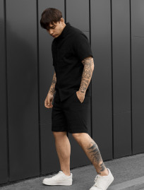 Komplet koszula + spodenki Staff rid black