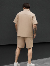Komplet koszula + spodenki Staff rid beige