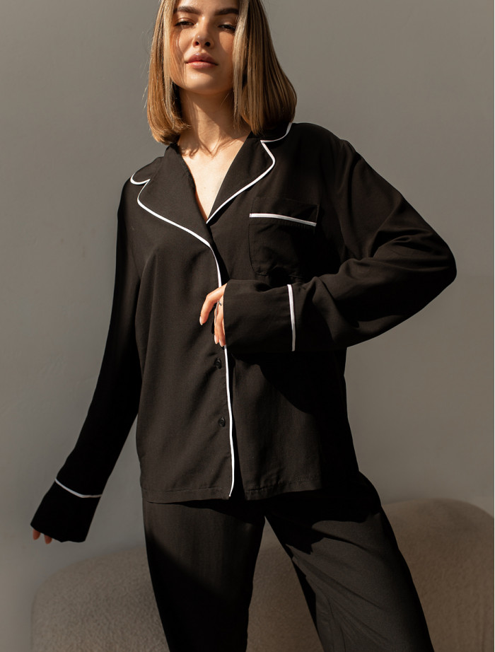 Piżama Staff vis black