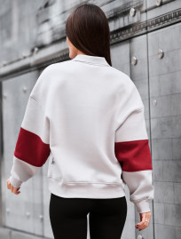 Olimpijka Staff mok light gray & bordo oversize fleece