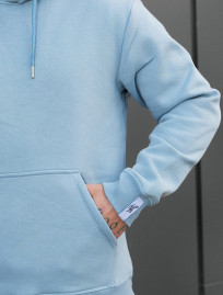 Bluza Staff blue basic fleece