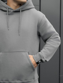 Bluza Staff gray basic fleece
