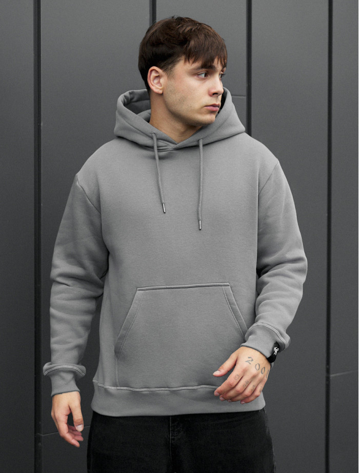 Bluza Staff gray basic fleece
