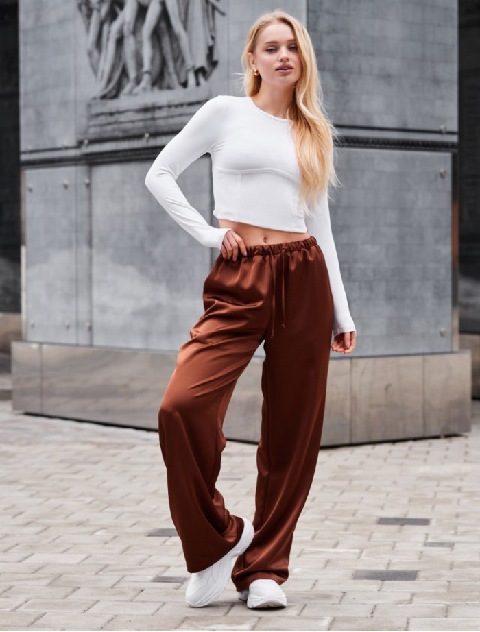 Spodnie Staff glo brown