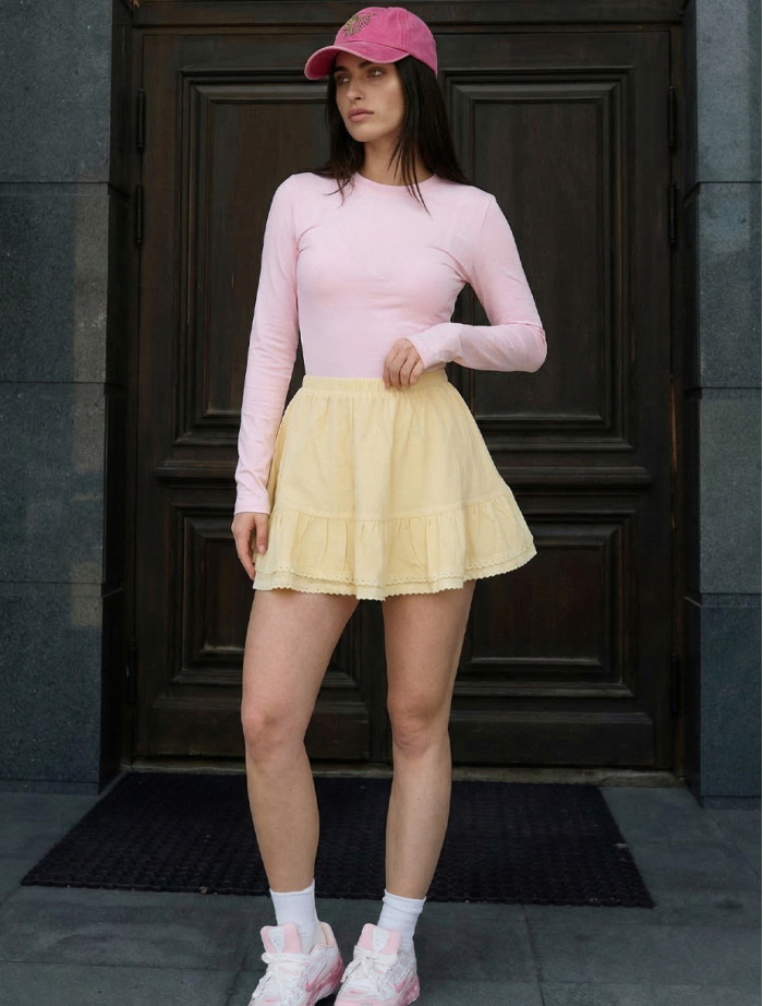 Spódnica Staff wo light yellow