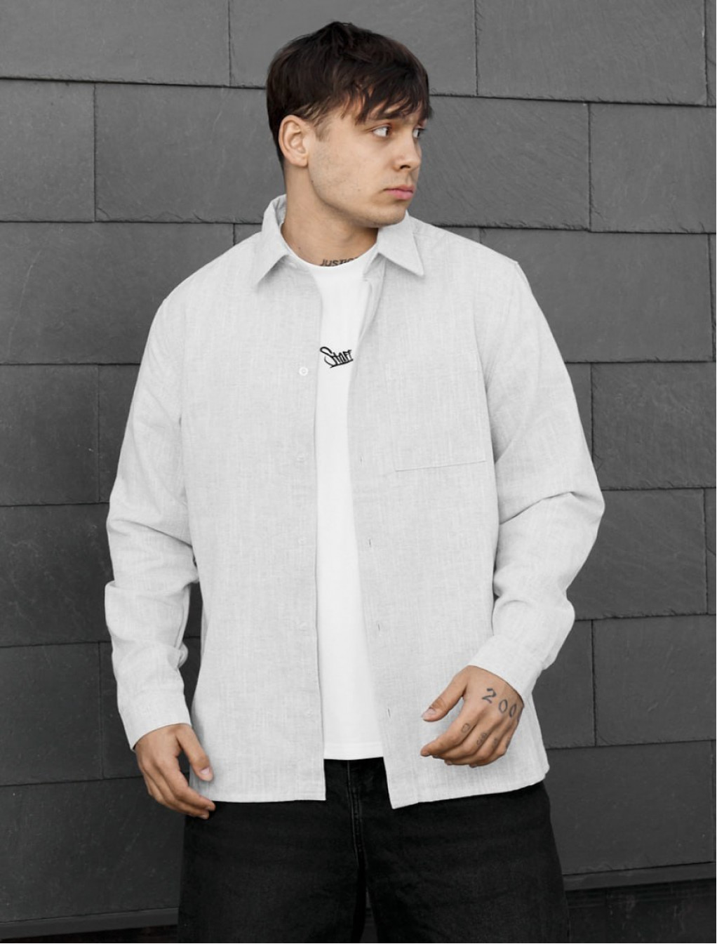 Koszula Staff light gray