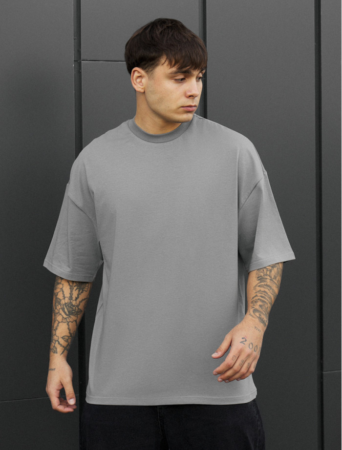Koszulka Staff gray oversize