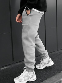 Spodnie dresowe Staff nib light gray fleece