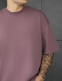 Koszulka Staff dark viola oversize
